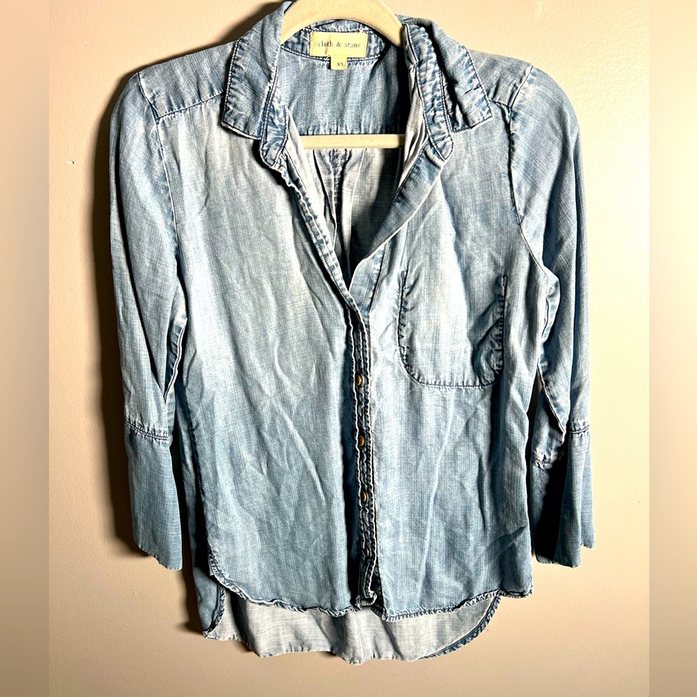 Cloth and Stone‎ Jean Top- XS